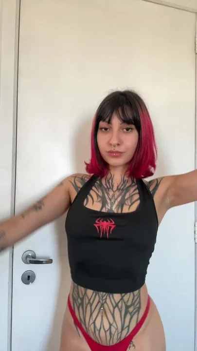 Brazilian girl with a big butt dancing funk