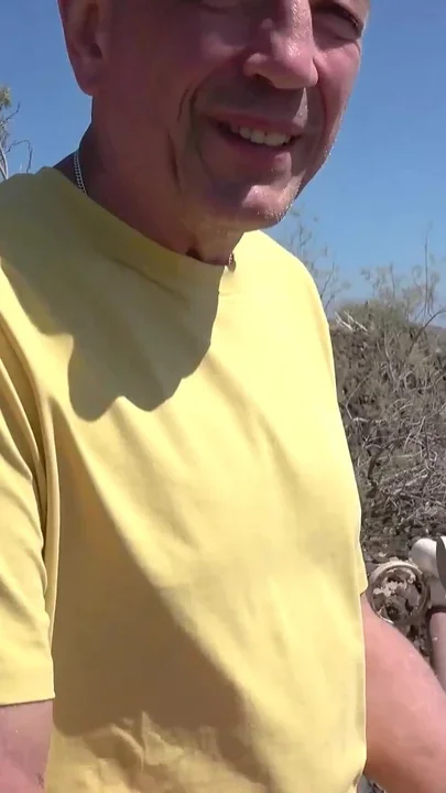German Blonde Horny MILF Outdoor Threesome Fuck with Two Hard Cocks