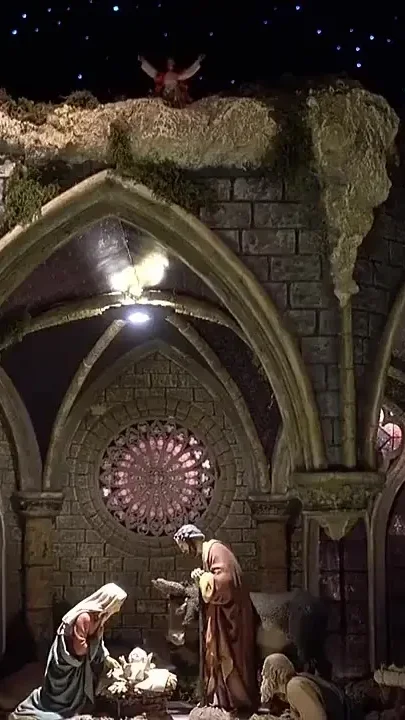 Angels celebrating Christmas