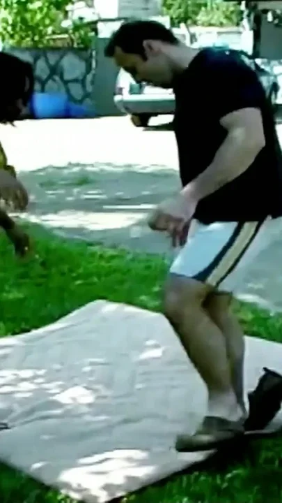 Guy Has Sex with a Latin Shemale Outdoors for the First Time on Vacation