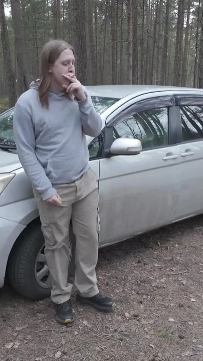 Couple Fucks on the Roadside in the Car