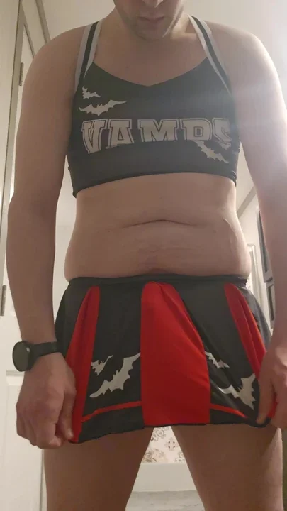 Did someone call for a chubby femboy cheerleader