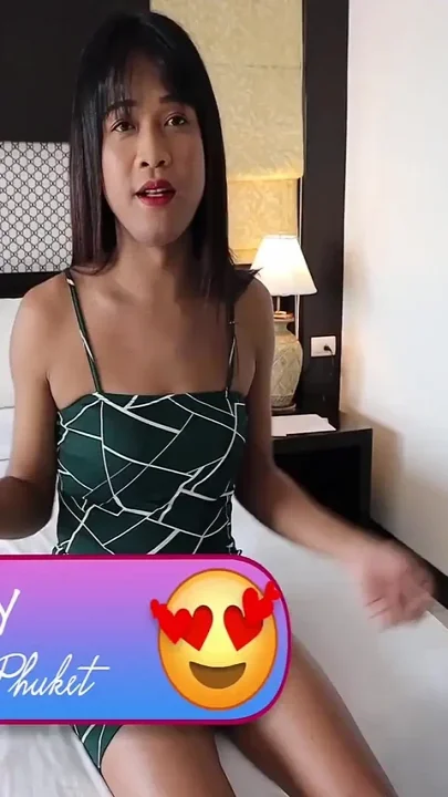 HelloLadyBoy skinny Asian ladyboy sucks off foreigners man meat