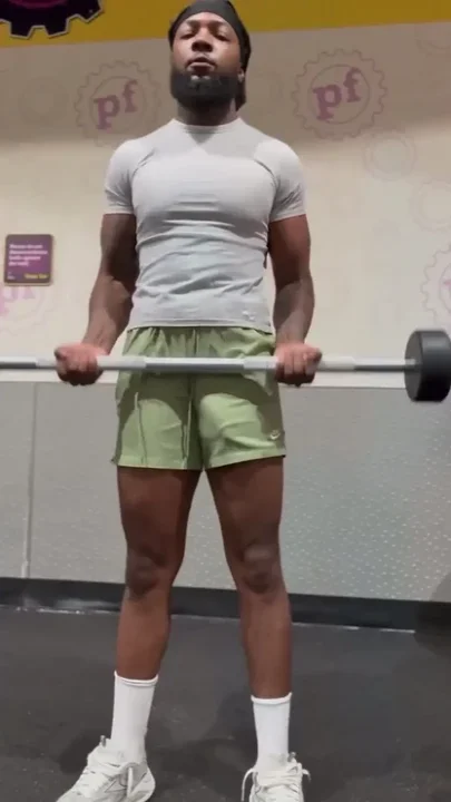 Showing off at the gym