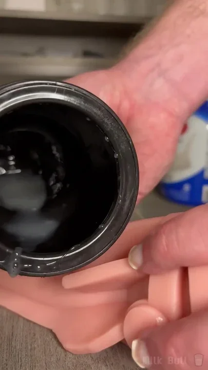 Hung Stud Makes a Protein Shake in His Fleshlight Clip 1