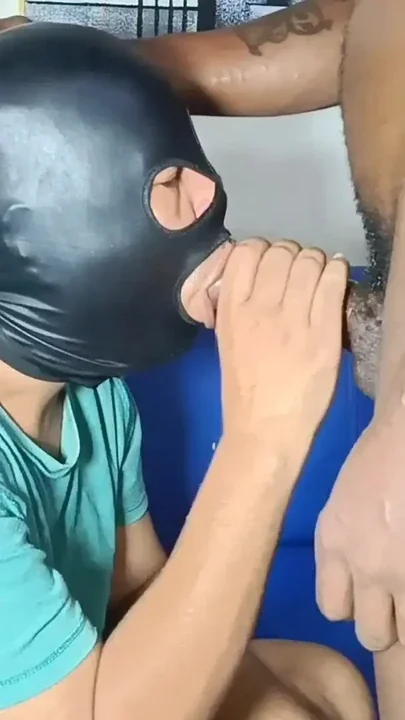 Me sucking my friend and then he puts his huge thick black cock in my ass Clip 1