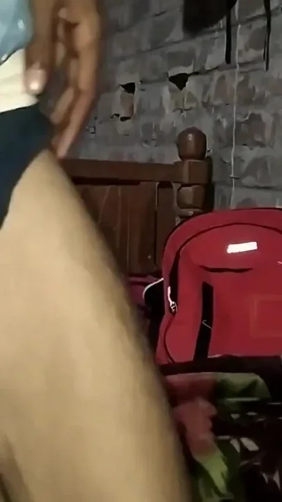 Indian Boy Showing Big Cock in Night on the Bed