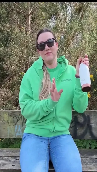 Desperate Outdoor Wetting Jeans on the Public Trail