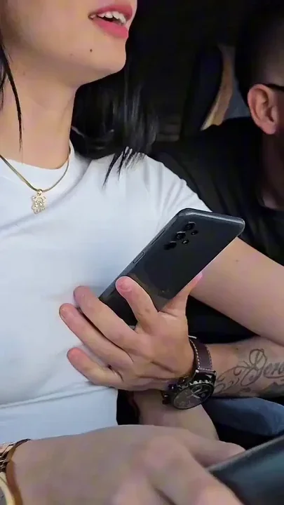 I picked up an UBER client without a bra Clip 2