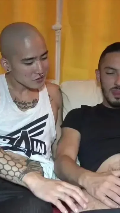 Asian slut fucked raw by Arab straight curious