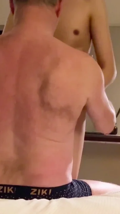 Daddy 56 enjoys the love and kisses of his stepson 19 Clip 1