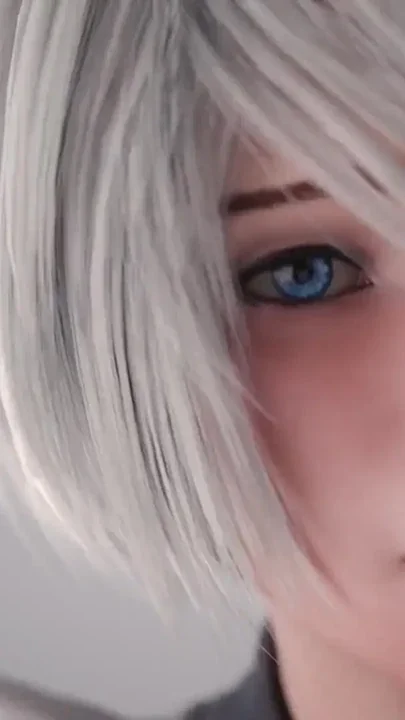 Nier Automata - Yorha 2B Horny Climax Animation with Sound Clip 1