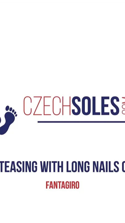 Foot Fetish Teasing with Long Nails on Long Toes