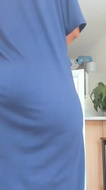 Booty twerking in night wear