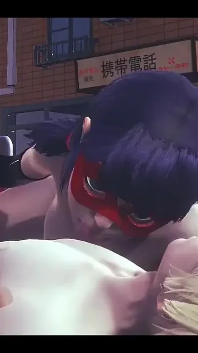 Bug - Girl Bug Hard Sex with Catnoir in the Street - Japanese Asian Manga Anime Game Porn