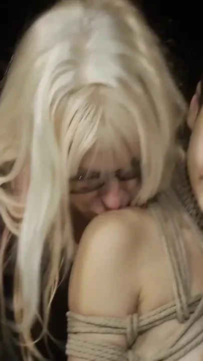 BDSM strap on lesbian sex