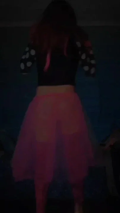 Teaser in m sexy long see through tutu and leggings without panties