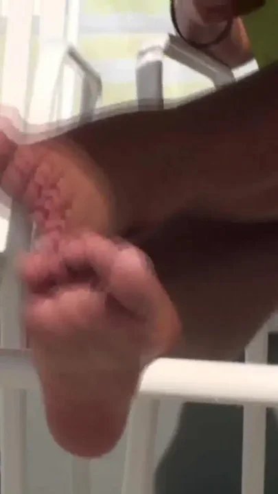 Interracial foot worship in the sun
