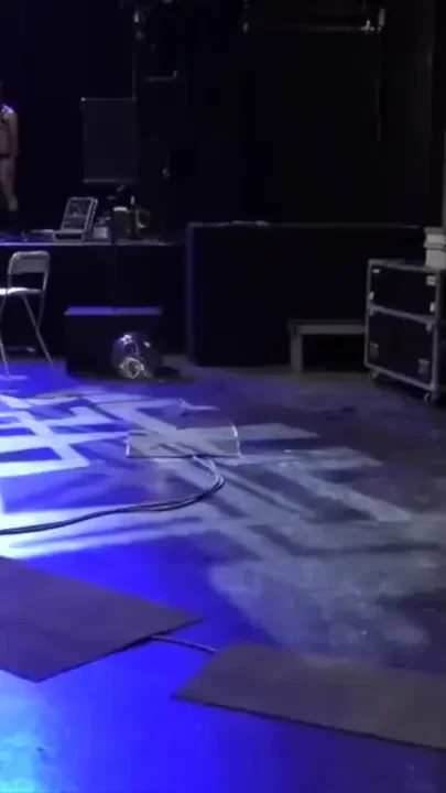 Twink fucked bareback in dance club