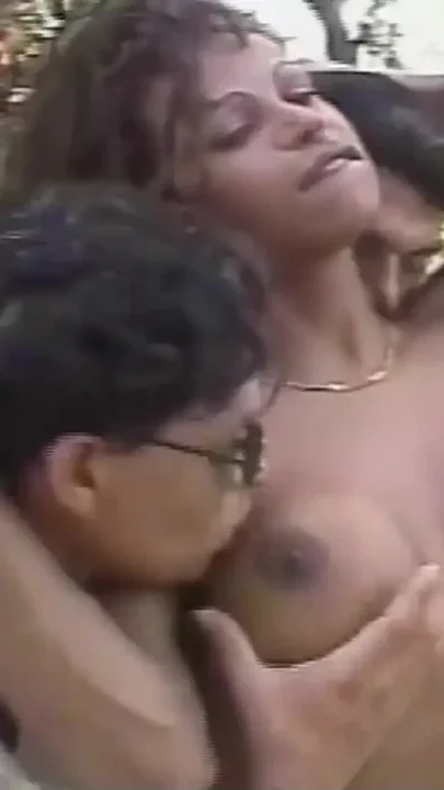 Latina Big Tit Tranny Gets Anal Fucked by a Thick Cock in an Outdoor Threesome