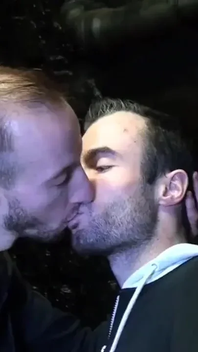 Twink fucked bareback by amazing huge cock in outside backroom