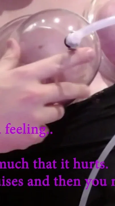 My Breast Enlargement Routine NoogleBerry Sissy Boobs Pumping Clip 1