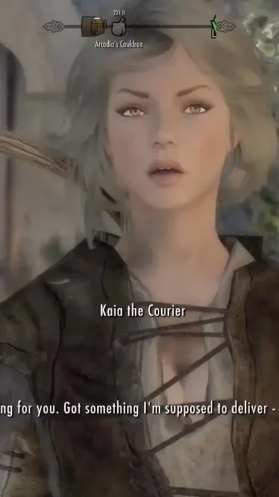 Skyrim B and L mod - The courier is here to deliver a letter and wants to fuck