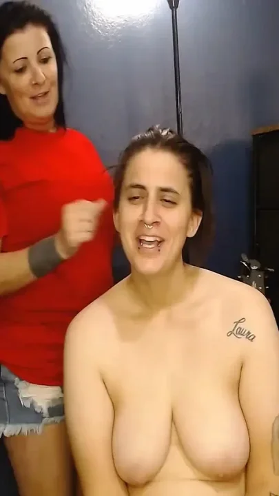 Flirty Hair Cutting Shaving Abbys Head