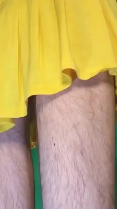 Yellow Skirt with Yellow Shorts the Free Cut