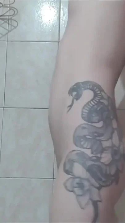 Taking a Shower and Putting a Soapy Anal Dilator in My Ass