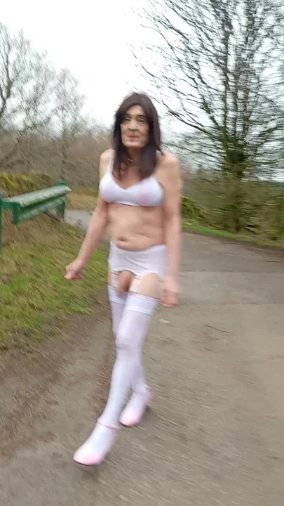 Walking around naked