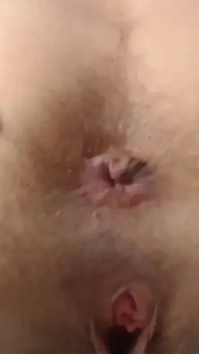 MILF Spreading Her Hairy Pussy and Ass