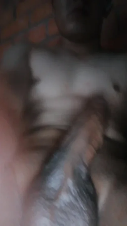 Masturbating big member