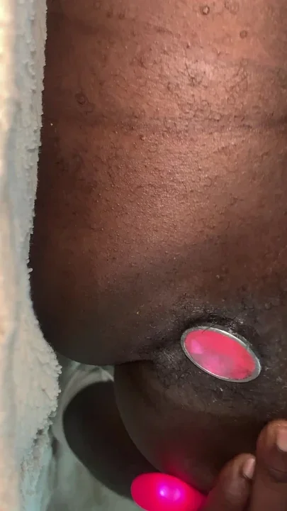 The to and fro of the plug is doing great job in my ass
