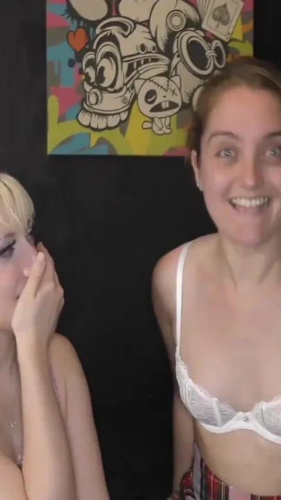 Sweet Blonde Teen Sunflower Gets Gangbang Fucked with Her Pal Tamsin