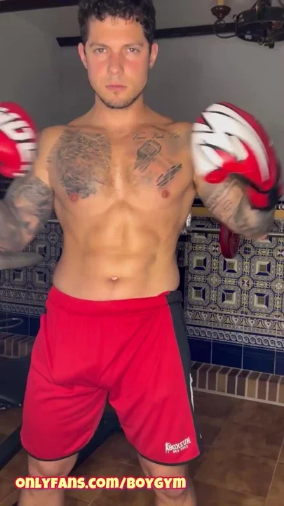 My BIG COCK boxing With Cum