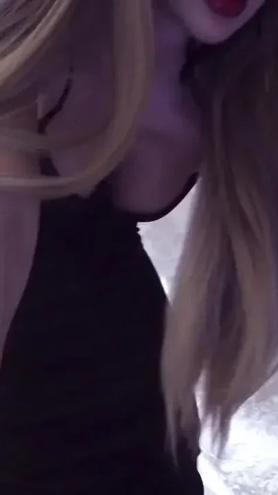 Long dress butt plug and spanking