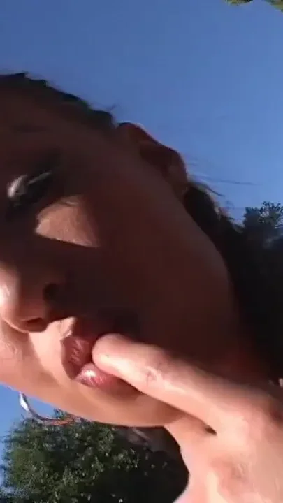 Hot girl gags on a huge black cock then gets fucked to a cumshot