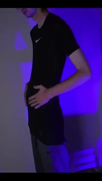 Skinny Boy Belly Fetish Masturbation