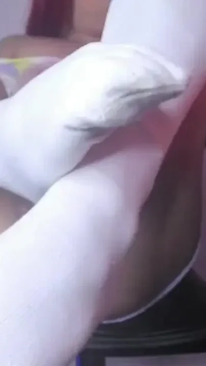 Adora Grande Feet in White Socks dirty Talk