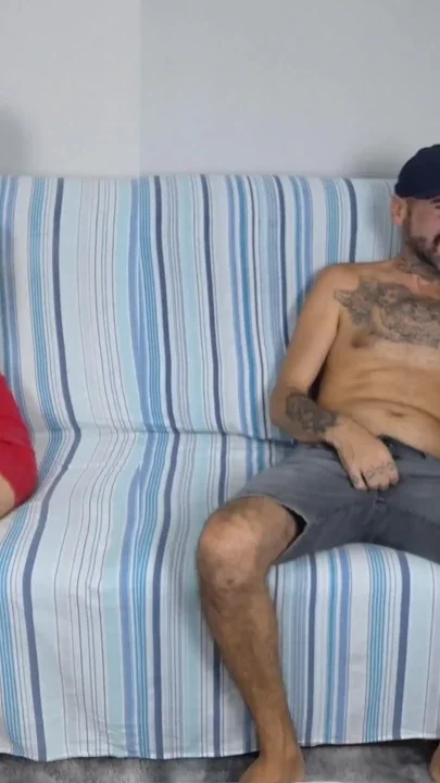 Wife Shows off Her Pussy to Cuckold's Friend Right Next to Her