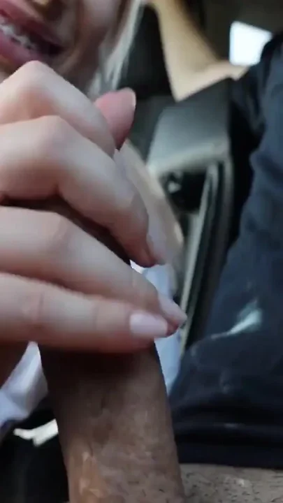 Hot Blowjob in Car for Taking Her Home