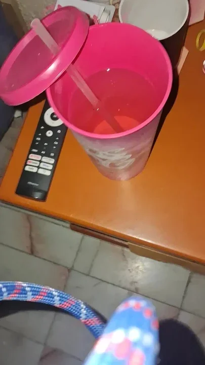 Peeing in a glass