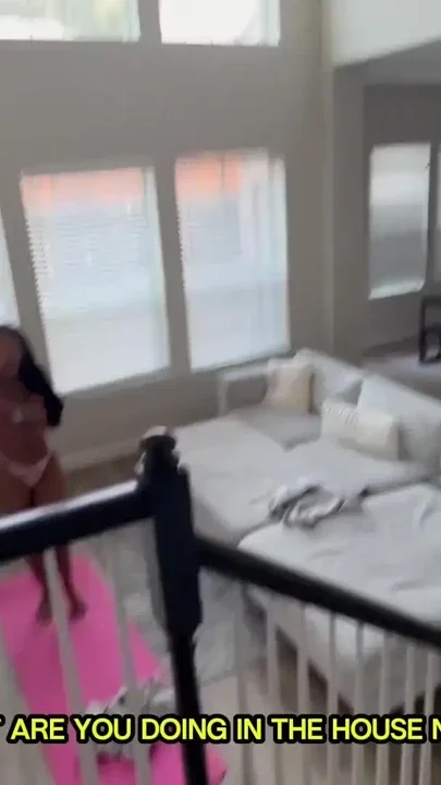 Sneaky Stepbro tears A Hole In My Yoga Pants Without Me Knowing Clip 1
