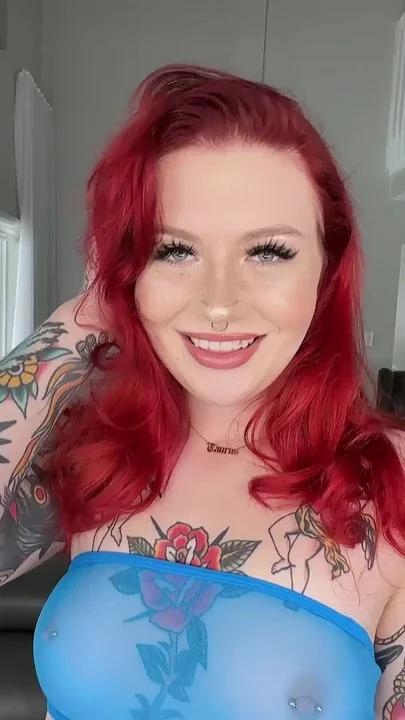 Tattooed Red Head Deepthroats Jmac's Big Dick and Gets Pounded