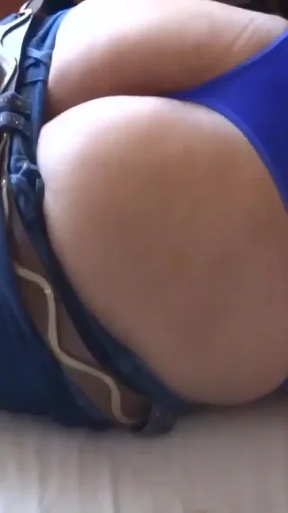 Stepson jerks off looking at my ass I want his big cock inside my anus Clip 2