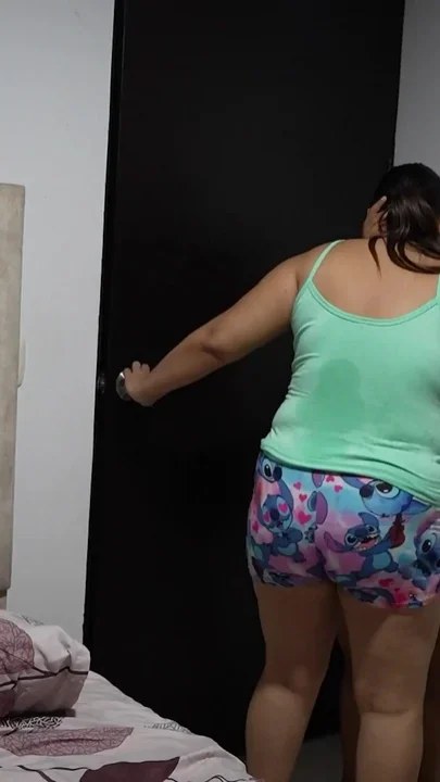 Horny Stepsister Interrupts My Room to Put Her Fingers in and Suck My Pussy