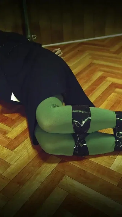 The Targeted Office Lady Was Tied up with Tape