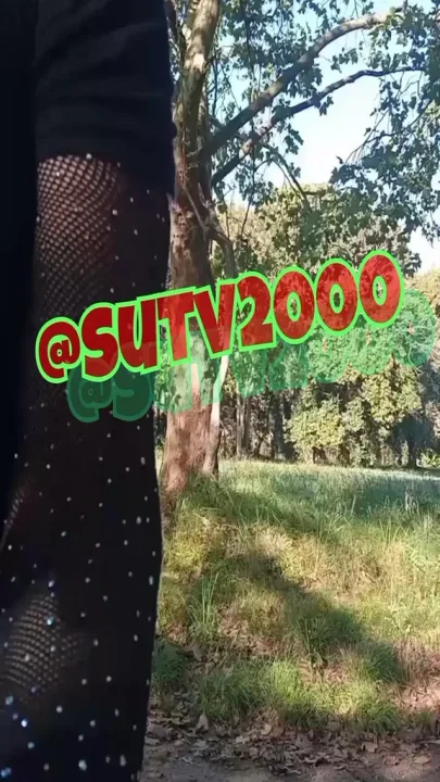 Crossdresser very slutty in the outdoor park waiting for my bigcock male to make