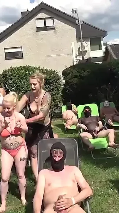 Creampie Garden Gang Bang and Breeding Session
